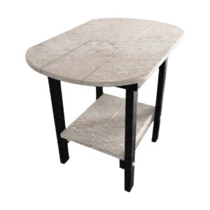 Kanyon Poly Furniture End Table (Oval) K730 outdoor living products image 3