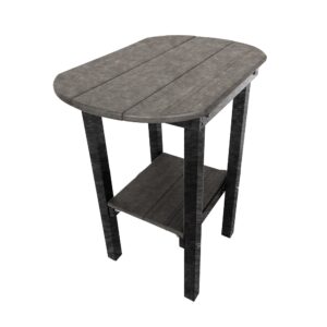 Kanyon Poly Furniture End Table (Oval - Tall Version) K735 outdoor living products image 2