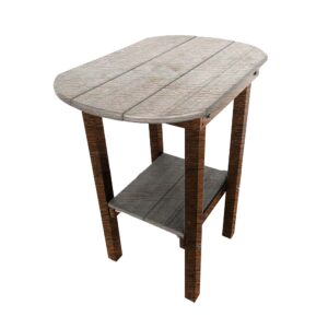 Kanyon Poly Furniture End Table (Oval - Tall Version) K735 outdoor living products image 5