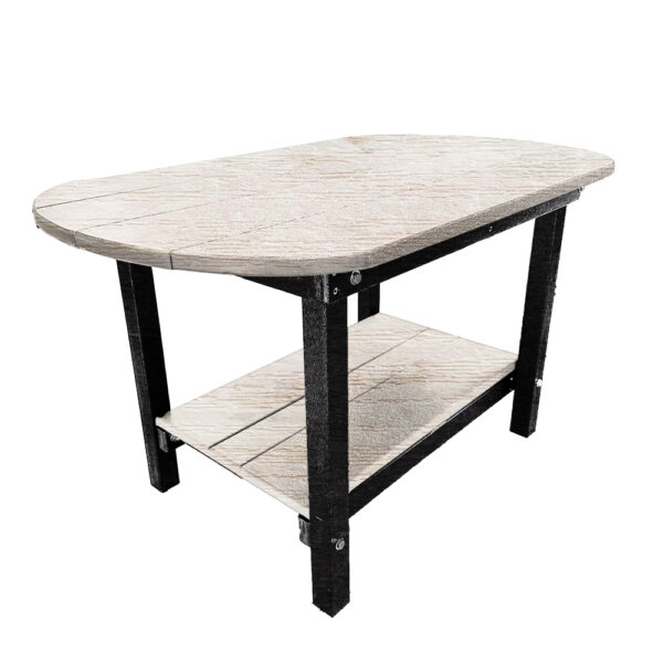 Kanyon Poly Furniture Coffee Table (Oval) K740 outdoor living product from Crawford Outdoor
