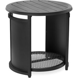 Napoleon Round Fire Pit Side Table NWO20TI-BK outdoor living products image 4
