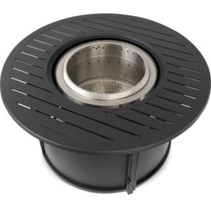 Napoleon Round Fire Pit Table Surround for 18- and 22-inch fire pits NWO44TI-BK outdoor living products image 3