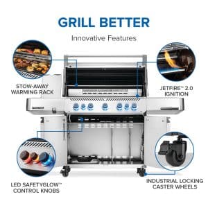 Prestige 665 RSIB with Infrared Side and Rear Burner outdoor living products image 6