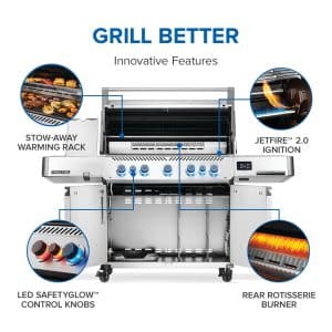 Prestige 665 Connected RSIB with Infrared Side and Rear Burner outdoor living products image 8