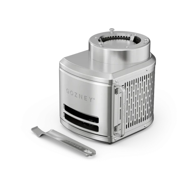 Gozney Roccbox Wood Burner 2.0 outdoor living product from Crawford Outdoor