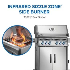 Rogue PRO-S 525 RSIB with Infrared Side and Rear Burner outdoor living products image 7