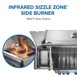 Rogue PRO-S 625 RSIB with Infrared Side and Rear Burner outdoor living products image 5