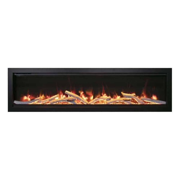 Amantii Symmetry 60″ Electric Fireplace outdoor living product from Crawford Outdoor