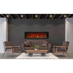 Amantii Symmetry 60″ Electric Fireplace outdoor living products image 3