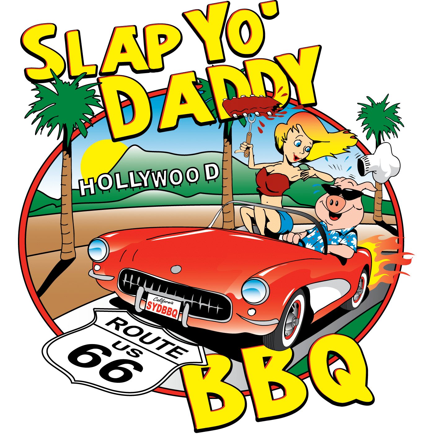 Slap Yo' Daddy BBQ Logo