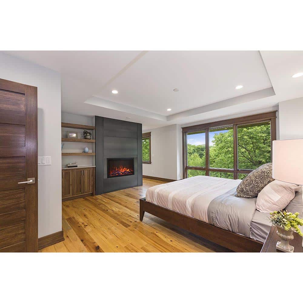Mid-centrury modern look to new bedroom
