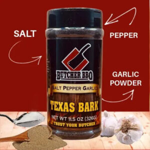 Butcher BBQ Texas Bark SPG Seasoning - Shaker Bottle 11.5oz shaker bottle butcher406 outdoor living products image 3