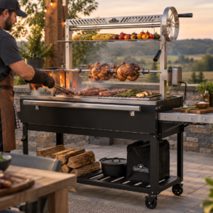 Napoleon LiveFire Grill Santa Maria-Style Live Fire Cooking LF680WCKSS outdoor living products image 2