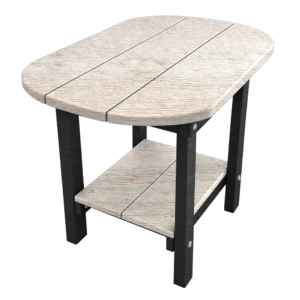 Kanyon Poly Furniture End Table (Oval) K730 outdoor living products