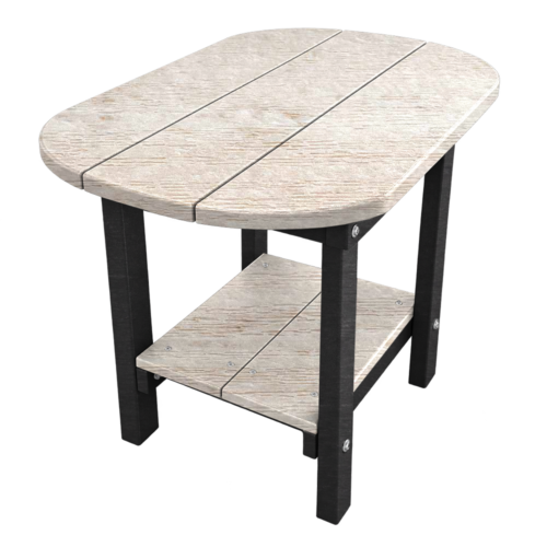 Kanyon Poly Furniture End Table (Oval) K730 - Crawford Outdoor