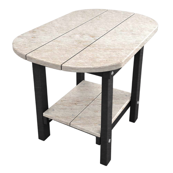 Kanyon Poly Furniture End Table (Oval) K730 outdoor living product from Crawford Outdoor