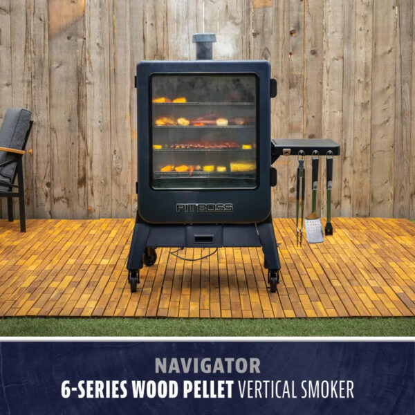Pit Boss Navigator 6-Series Vertical Pellet Smoker 11115 outdoor living product from Crawford Outdoor